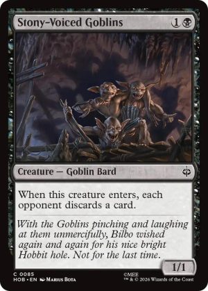 Stony-Voiced Goblins [The Hobbit]