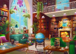 The Library 1000 Piece Jigsaw Puzzle
