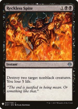 Reckless Spite [The List Reprints]