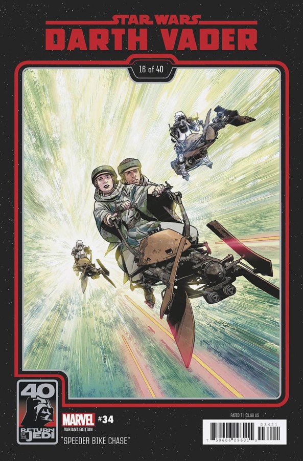 STAR WARS: DARTH VADER 34 CHRIS SPROUSE RETURN OF THE JEDI 40TH ANNIVERSARY VARIANT