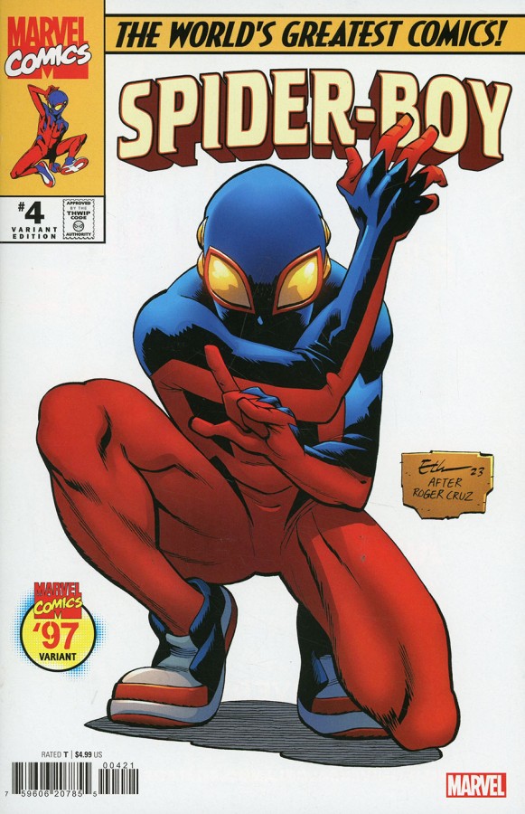 SPIDER-BOY 4 ETHAN YOUNG MARVEL 97 VARIANT