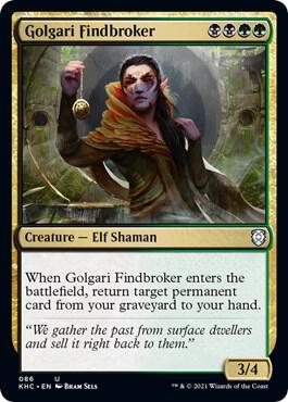 Golgari Findbroker [Commander: Kaldheim]