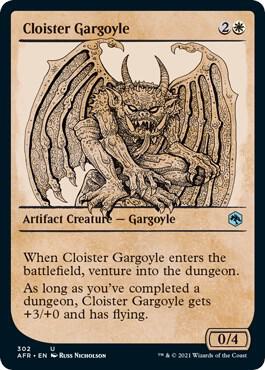 Cloister Gargoyle (Showcase) [Adventures in the Forgotten Realms]