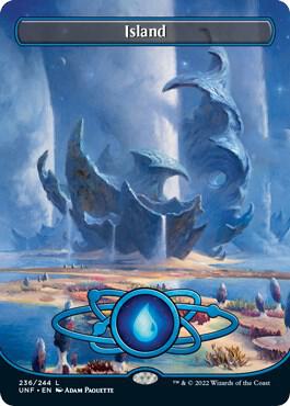 Island (236) (Borderless) [Unfinity]