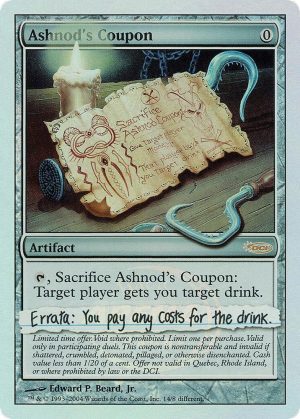 Ashnod's Coupon [Arena Promos]