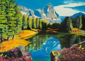 Rocky Mountain Reflections 300 pc Large Format
