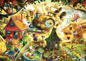 MacAdam: Look Out Little Pigs 1000 pc Puzzle