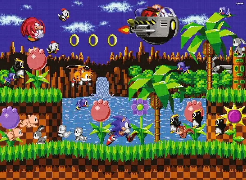 Sonic the Hedgehog 500 pc Puzzle