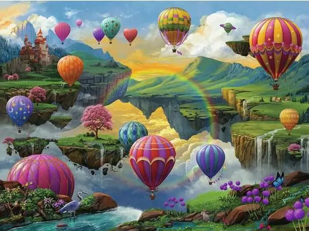 Air Balloon Valley 500 Pc Puzzle (USJ)