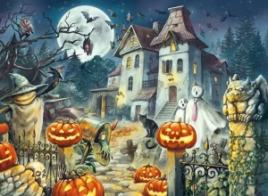 Halloween House 300 Pc Puzzle