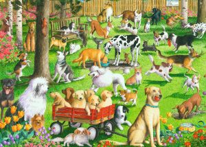 At the Dog Park 500 pc Large Format