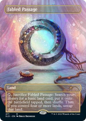 Fabled Passage (Borderless) (Galaxy Foil) [Secret Lair Drop Series]