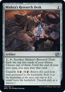 Mishra's Research Desk [The Brothers' War]