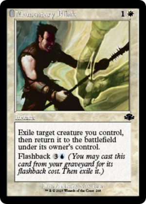 Momentary Blink (Retro Frame) [Dominaria Remastered]