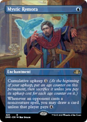 Mystic Remora (Borderless) [Dominaria Remastered]