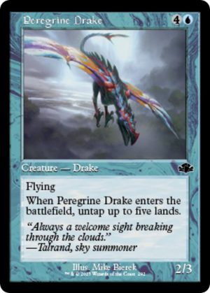 Peregrine Drake (Retro Frame) [Dominaria Remastered]