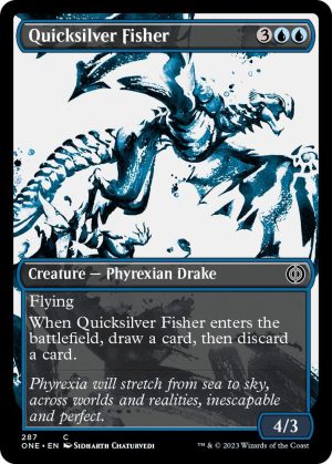 Quicksilver Fisher (Showcase) [Phyrexia: All Will Be One]
