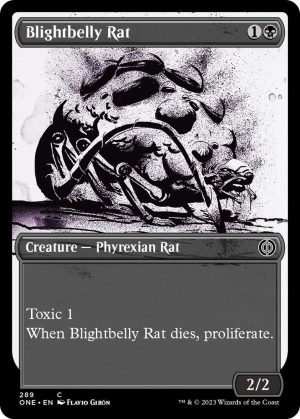 Blightbelly Rat (Showcase) [Phyrexia: All Will Be One]