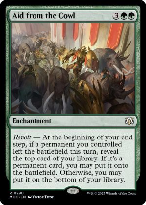 Aid from the Cowl [Commander: March of the Machine]