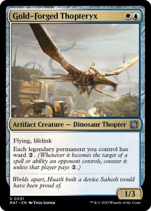 Gold-Forged Thopteryx [March of the Machine: The Aftermath]