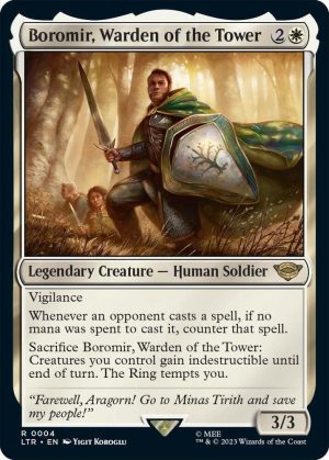 Boromir, Warden of the Tower [Universes Beyond: The Lord of the Rings: Tales of Middle-earth]