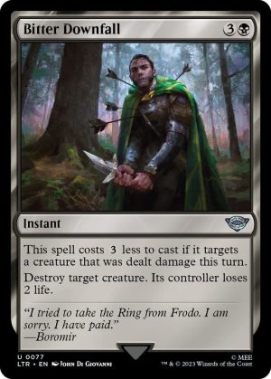 Bitter Downfall [Universes Beyond: The Lord of the Rings: Tales of Middle-earth]
