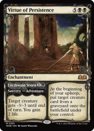 Virtue of Persistence (Showcase) [Wilds of Eldraine]