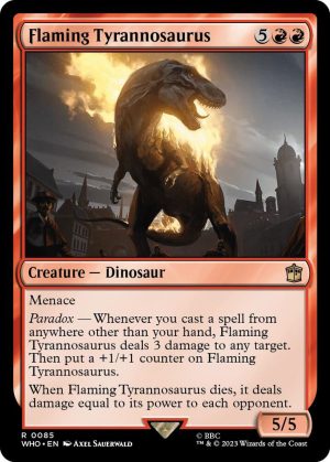 Flaming Tyrannosaurus [Universes Beyond: Doctor Who]