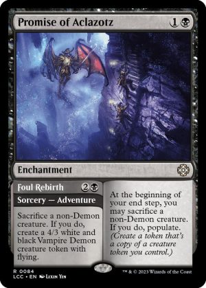 Promise of Aclazotz [Commander: The Lost Caverns of Ixalan]