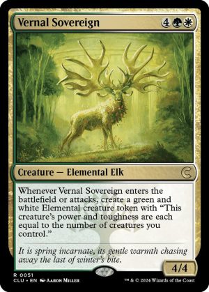 Vernal Sovereign [Ravnica: Clue Edition]