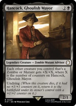 Hancock, Ghoulish Mayor [Universes Beyond: Fallout]