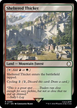 Sheltered Thicket [Universes Beyond: Fallout]