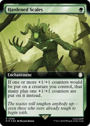 Hardened Scales (Extended Art) (Surge Foil) [Universes Beyond: Fallout]
