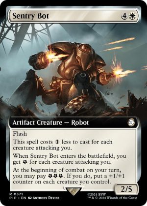Sentry Bot (Extended Art) [Universes Beyond: Fallout]