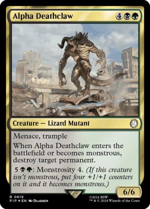 Alpha Deathclaw (Surge Foil) [Universes Beyond: Fallout]