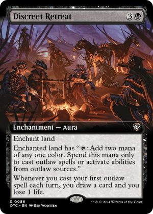 Discreet Retreat (Extended Art) [Commander: Outlaws of Thunder Junction]