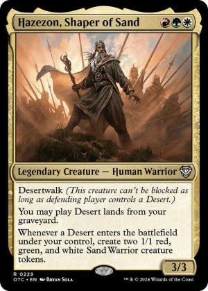 Hazezon, Shaper of Sand [Commander: Outlaws of Thunder Junction]