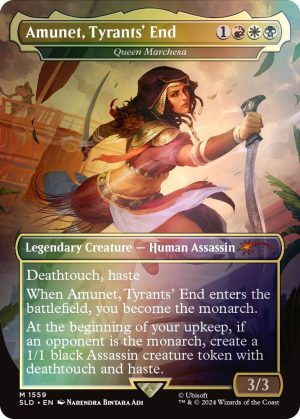 Amunet, Tyrants' End - Queen Marchesa (Rainbow Foil) [Secret Lair Drop Series]