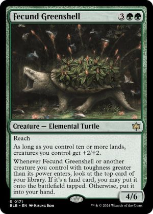 Fecund Greenshell [Bloomburrow]
