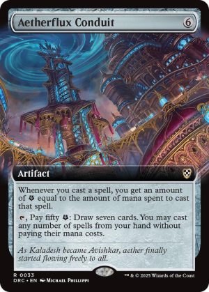 Aetherflux Conduit (Extended Art) [Commander: Aetherdrift]