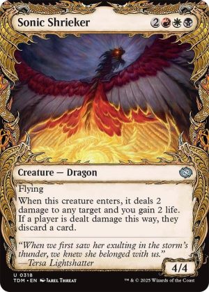 Sonic Shrieker (Showcase) [Tarkir: Dragonstorm]