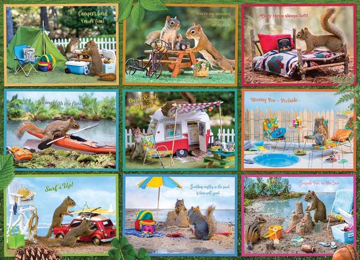 Squirrels on Vacation 1000pc Puzzle