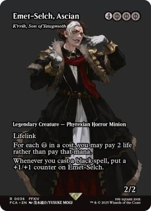 Emet-Selch, Ascian - K'rrik, Son of Yawgmoth (Showcase) [FINAL FANTASY: Through the Ages]