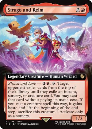 Strago and Relm (Extended Art) [Commander: FINAL FANTASY]