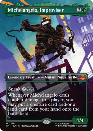 Michelangelo, Improviser (Borderless) [Teenage Mutant Ninja Turtles]