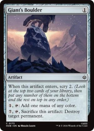 Giant's Boulder [The Hobbit]