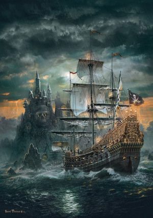 The Pirate Ship, 1500 Pc Puzzle