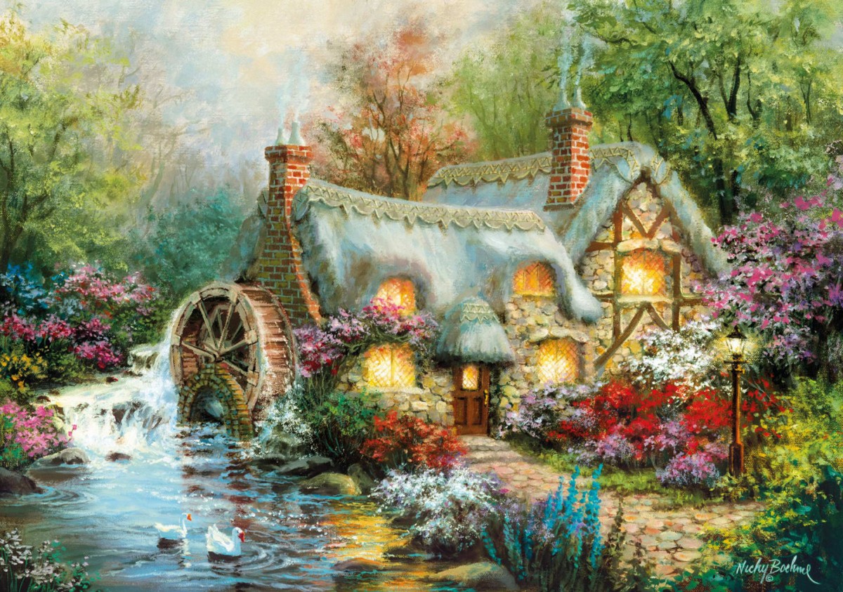 Country Retreat, 1500 Pc Puzzle