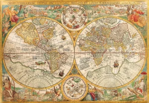 Ancient Map, 2000 Pc. Puzzle