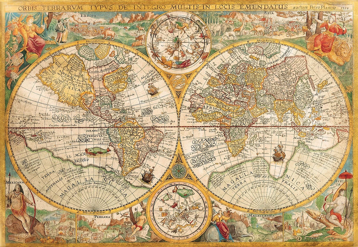 Ancient Map, 2000 Pc. Puzzle